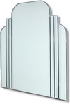 Traditional seven section art deco period mirror. Hand made and finished for exceptional quality