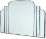 Stunning 1930's period mirror that will adorn any fireplace. Hand made and finished for exceptional quality