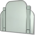 An Amazing art deco period mirror with nine mirror sections. Hand made and finished for exceptional quality
