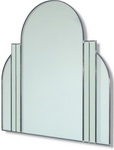 Traditional Domed Art Deco Mirror. Hand made and finished for exceptional quality