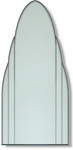 5 Piece Arched Art Deco Mirror with Silver leading. Hand made and finished for exceptional quality