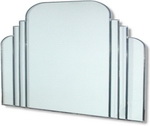 1930's period deco mirror with seven sections and Silver leading. Hand made and finished for exceptional quality