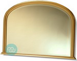 Gold Overmantle Mirror 45x32 Inches