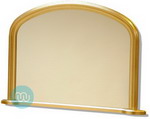 Gold Overmantle Mirror 40x29 Inches