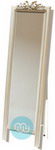 Metal framed Ivory Colour Cheval mirror