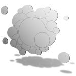 Buy this bubbles (58cm Diametre) mirror and get 4 free single small bubbles.