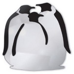 Acrylic Penguins with black perspex heads and wings Ideal for animal lovers or a childrens room.