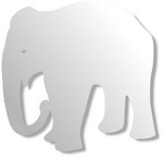 Large Elephant Mirror