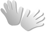 Hands 10.5cm (1 pair)