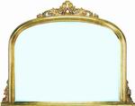 For those looking for something truly exquisite to adorn their walls. This Best selling decorative gold overmantle with bevelled mirror