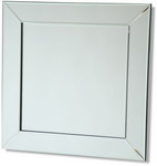 Frameless all glass mirror in a stunning contemporary style