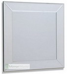 Frameless all glass mirror in a stunning contemporary style