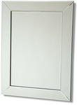Frameless all glass mirror in a stunning contemporary style