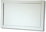 Frameless all glass mirror in a stunning contemporary style