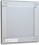 Frameless all glass mirror in a stunning contemporary style  