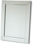 Frameless all glass mirror in a stunning contemporary style