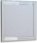 Frameless all glass mirror in a stunning contemporary style