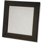 Black Contemporary Mirror 24x24 Inches