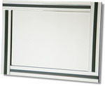 Black Contemporary Mirror 24x35 Inches