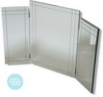 Handmade to a high specification, this stunning contemporary Angle Framed Mirror never ceases to Wow