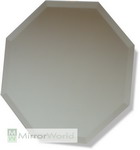 Beautiful octagonal mirror, with bevel cut edge