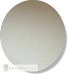 Classic simple circular mirror, ideal for a bathroom or bedroom