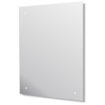 Simple and elegant plain mirror with straight cust edges