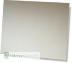 Plain rectangular mirror