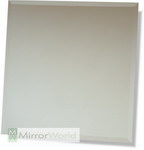 Simple bevel edge square mirror