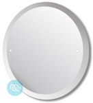 Pre-Drilled Mirror 400 x 500 mm Oval Polished And Bevelled