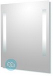 Contemporary and in vogue, back illuminated bathroom mirror 600 x 800 mm