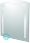 Contemporary and in vogue, back illuminated bathroom mirror 600 x 800 mm