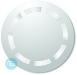 Contemporary and in vogue, back illuminated bathroom mirror 600 x 600 mm
