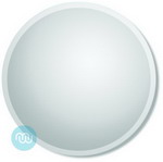Beautiful, modern and very practical, stainless steel bathroom cabinet with integrated mirror 500 x 500 x 110 mm