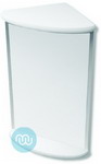 White, with integrated lights and shaver socket, Elegent bathroom cabinet 430 x 660 x 320 mm