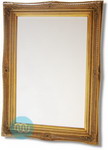 Classic Rectangular Gold Swept Frame Mirror 1219 x 1473 mm
