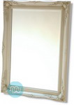 Classic Rectangular Cream swept Frame Mirror