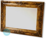 Classic Rectangular Gold Swept Frame Mirror 1168 x 864 mm
