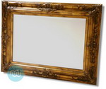 Classic Rectangular 5 Inch Gold Swept Frame with Mirror Size - 760 x 510 mm