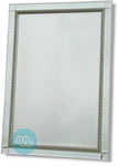 Mirror framed Mirror Silver Trim 36x24 Inches