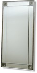 Tall Mirror framed Mirror Silver Corners/Trim 60x24 Inches