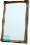 Very Ornate Gold Swept Framed Mirror 60x36 Inches