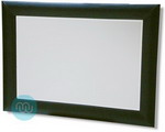 Black Faux Leather Rectangle Mirror 32 x 44 Inches
