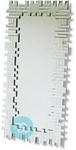 Silver Contemporary Rectangle Mirror 23 x 47 Inches
