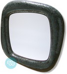 Black Contemporary Other Mirror 35 x 35 Inches