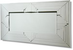 Art Deco Style Mirror 58 x 36 Inches Ext Size