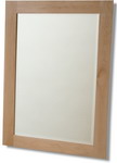 This Solid Light Oak Mirror is part of our New Oak Range and features the best of contemporary design with the features and qualities found in all classic furniture. Gentle lacquer finish highlights this mirrors attractive colour and grain of the wood.