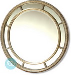 Silver Circular Mirror 110x110cm