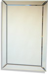 Contemporary All glass rectangular mirror