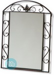 Rectangular Curved Top Wrought Iron Mirror 1930 x 1397 mm